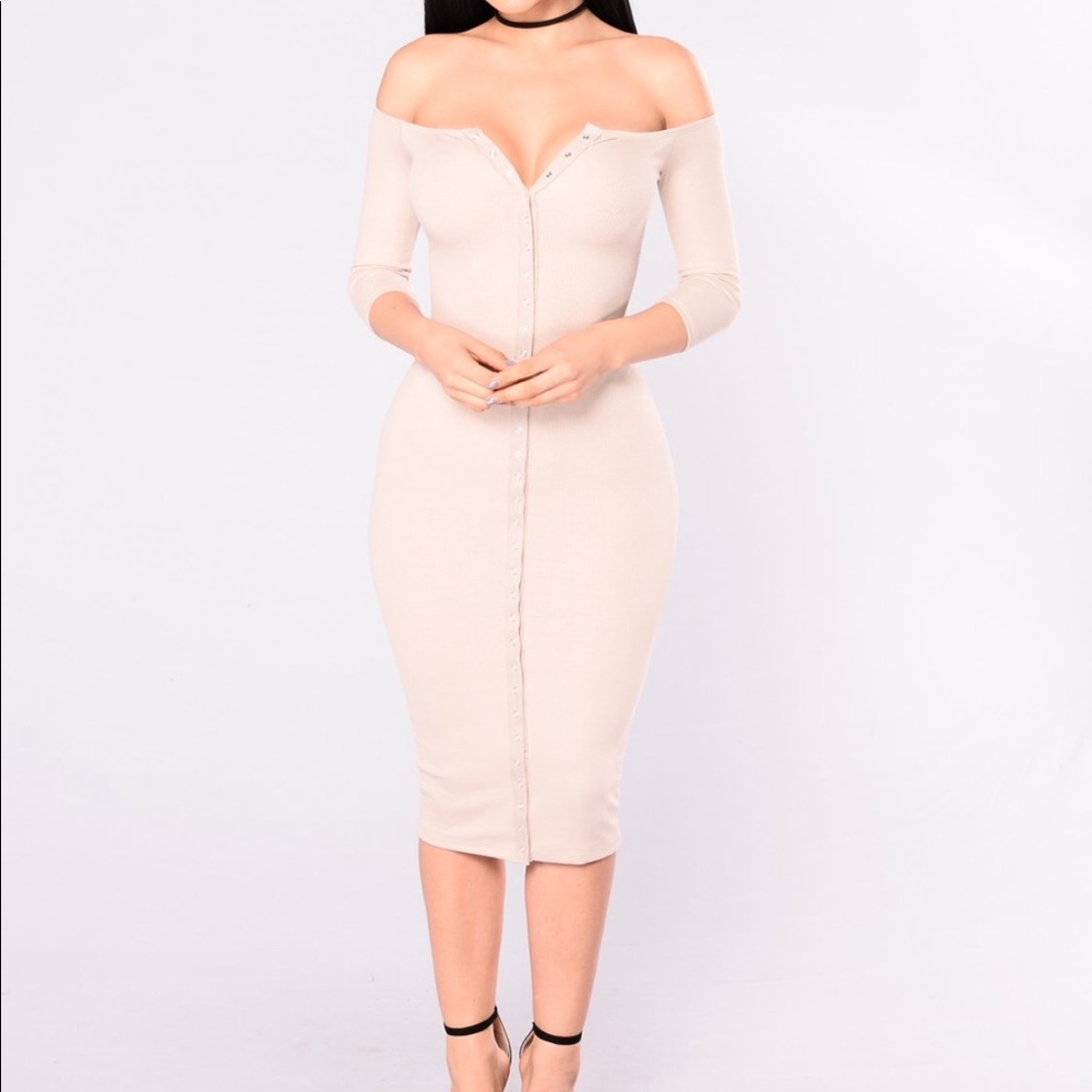 Puppy love midi dress - FashionNova